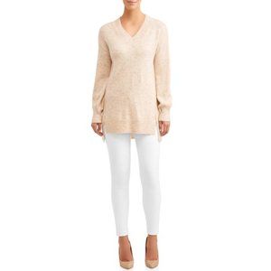 Time and Tru V Neck Tunic Sweater NWT